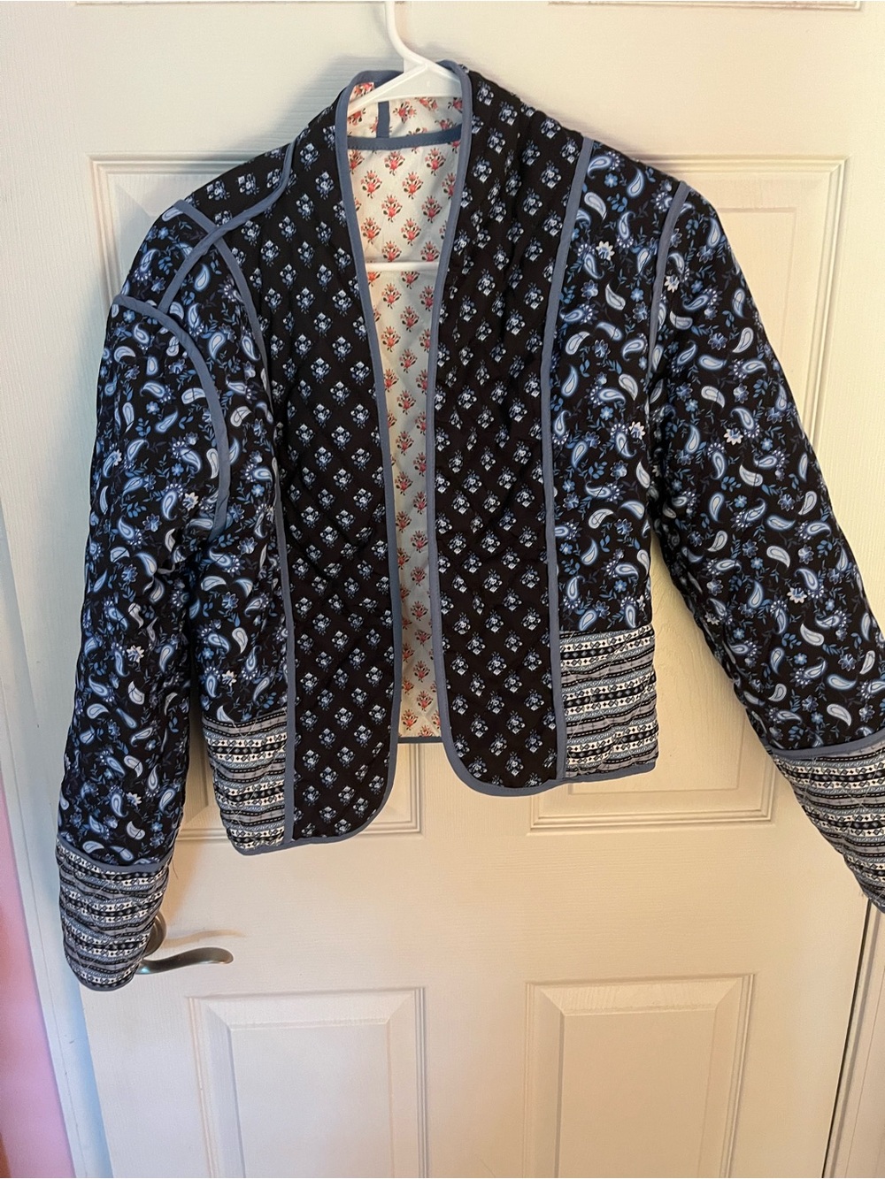 Boho Quilted Reversible Jacket - Picture 3 of 4